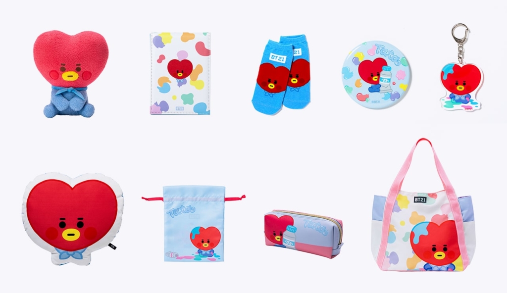 BT21福袋の中身の写真