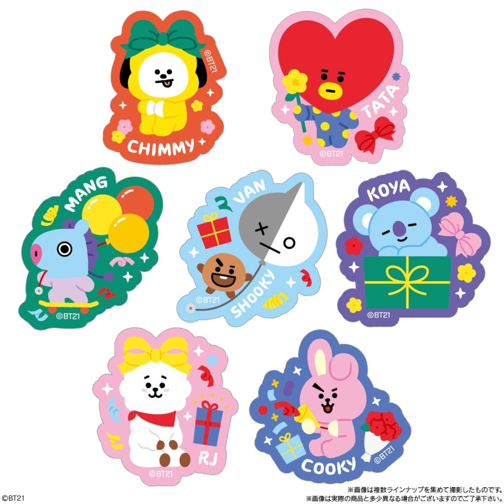 BT21のステッカーの写真