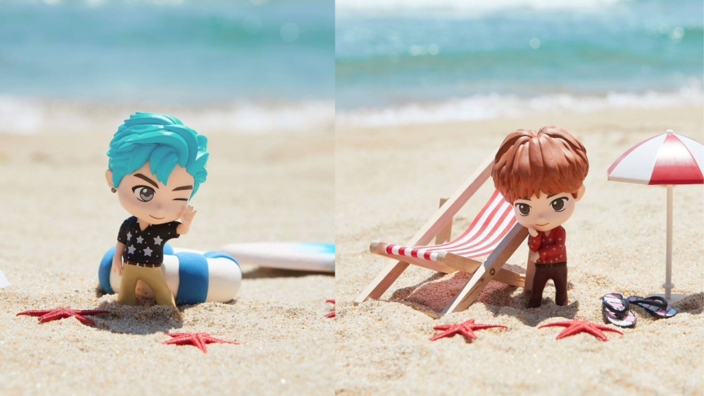 TinyTAN Dynamite フィギュアRMとJIN